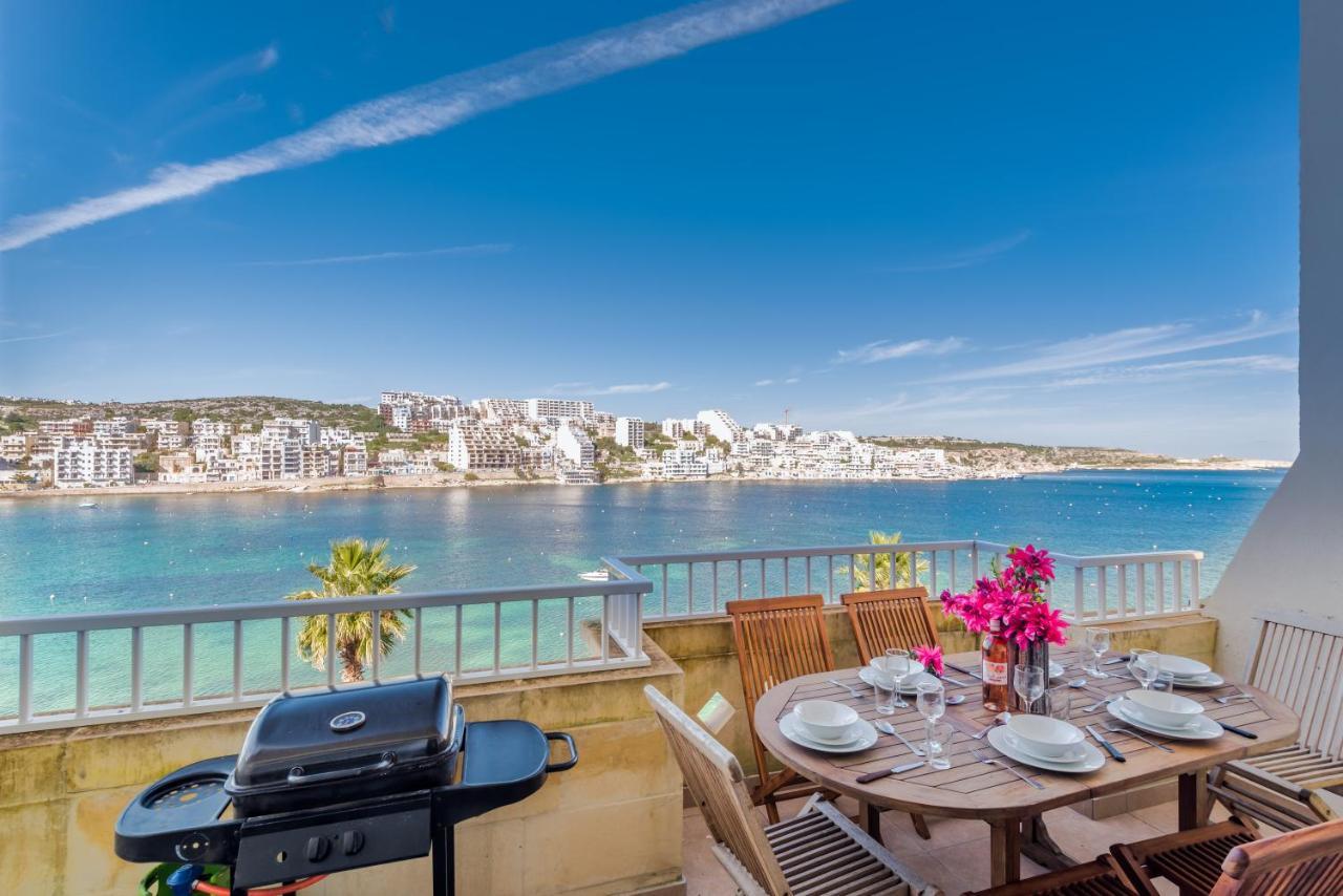 Blue Harbour Seafront 3 Bedroom Apartment, With Spectacular Sea Views From Terrace - By Getawaysmalta St. Paul's Bay Exteriér fotografie